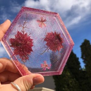 Resin coaster